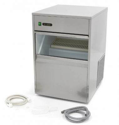 Machine à glaçons - 50 kg/jour - broyé/floconné - refroidissement par eau